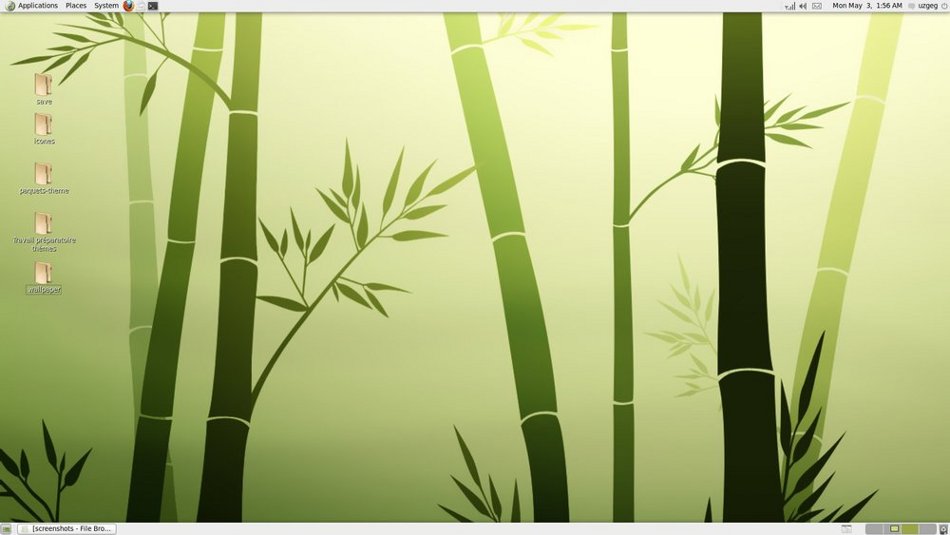 Bamboo Zen theme screenshot